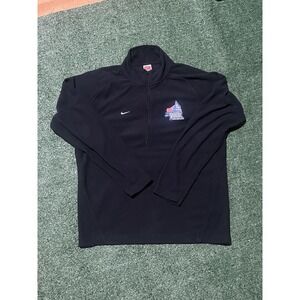 2009 Vintage Nike Team NCAA Frozen Four Zip Up in black.